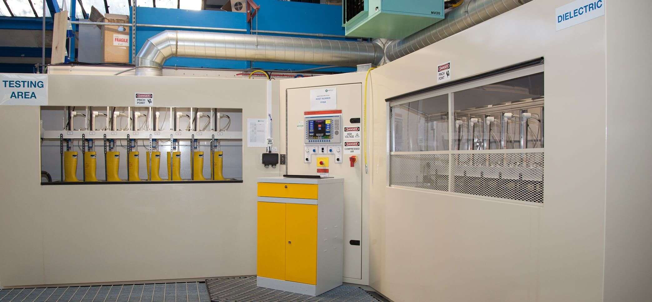 dielectric boot testing machine respirex
